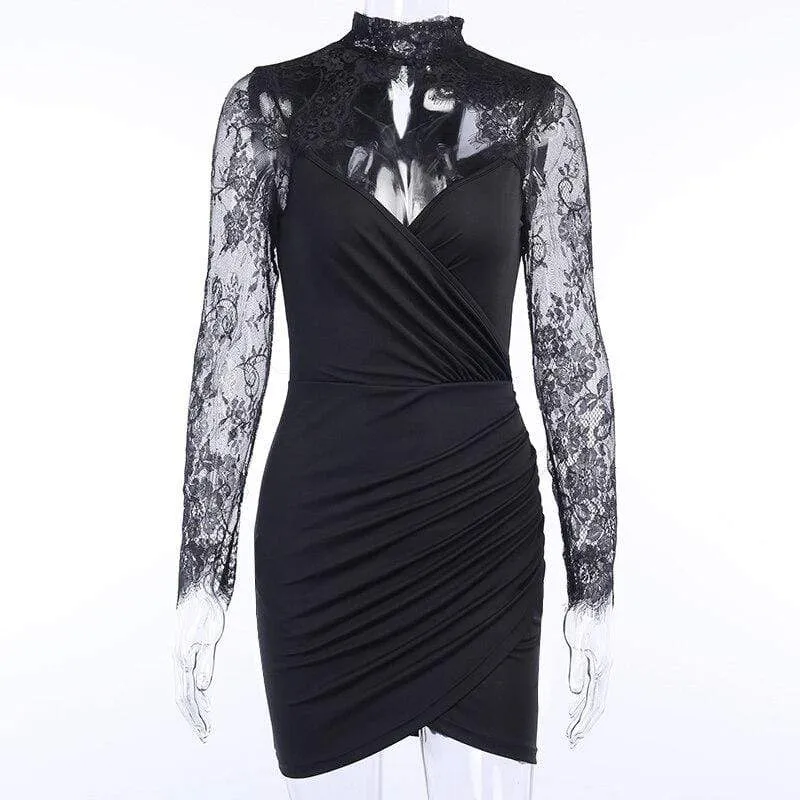 Black Velvet Dress