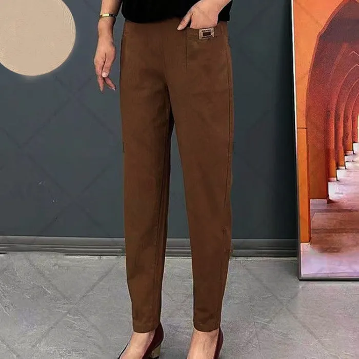 Hot Sale 49% OFFWomen's Elastic Waist Cotton Pants