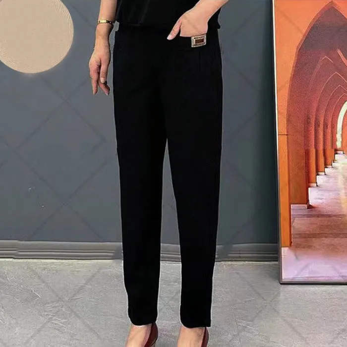 Hot Sale 49% OFFWomen's Elastic Waist Cotton Pants