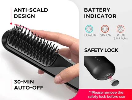 HOT SALE 49% OFFWomen's Hair Straightener Comb