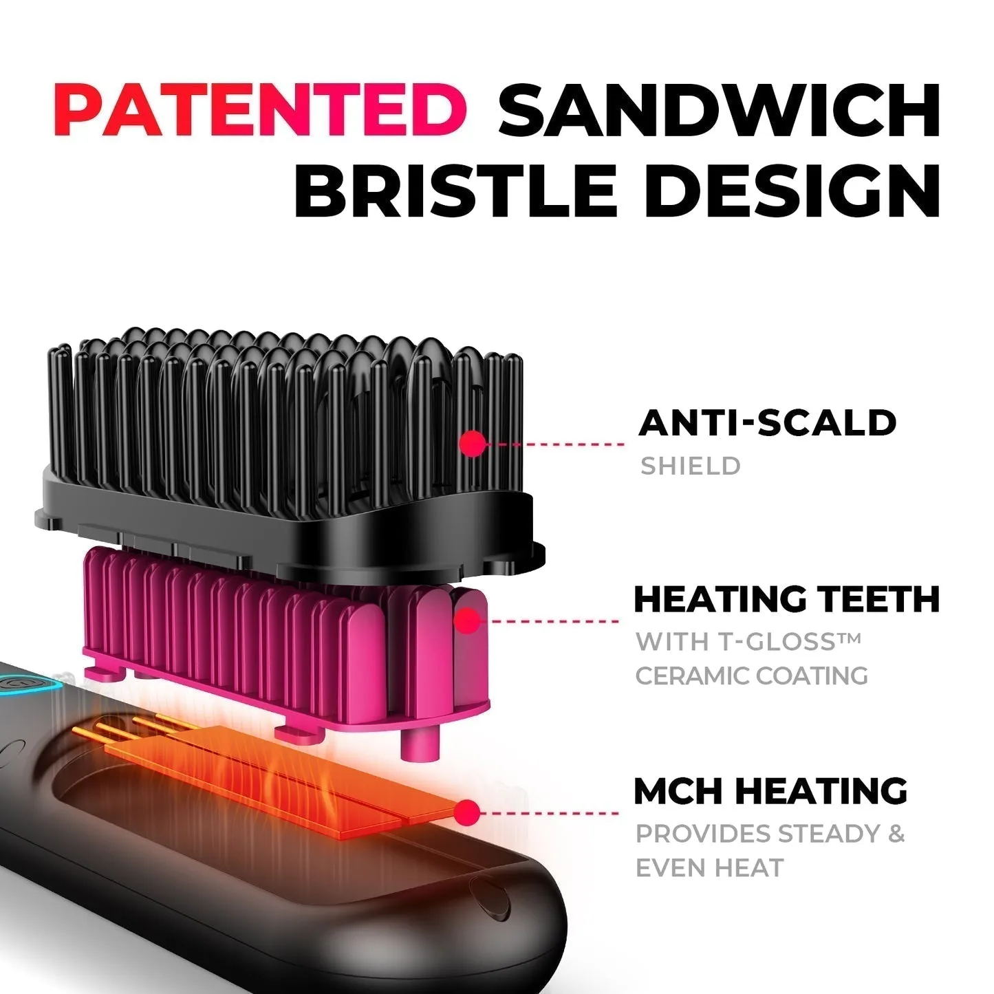 HOT SALE 49% OFFWomen's Hair Straightener Comb