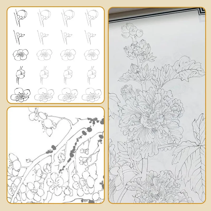 HOT SALE Chinese Painting White Drawing Copying Album