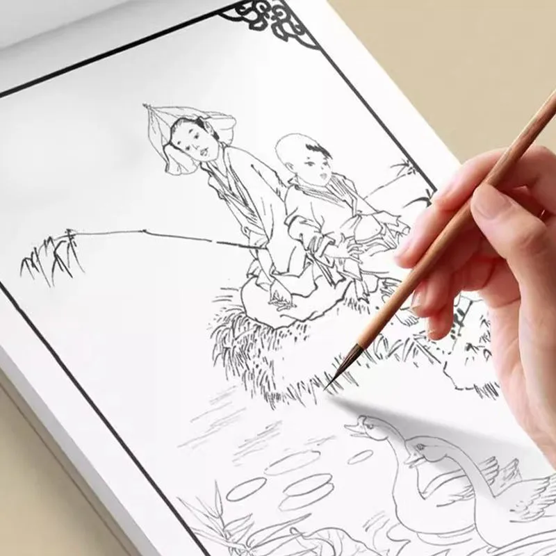 HOT SALE Chinese Painting White Drawing Copying Album