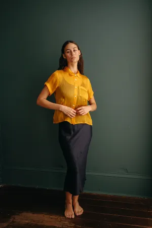Indira Organza Button Down