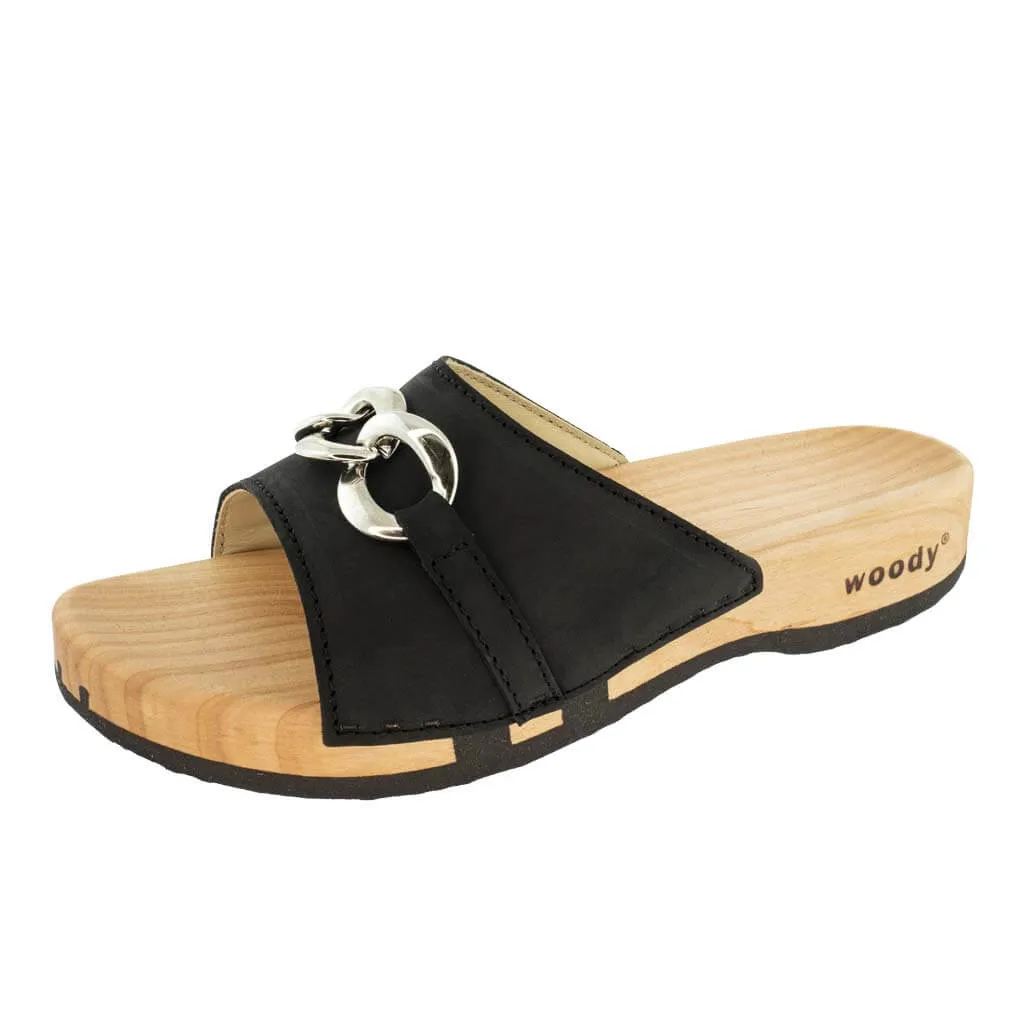 Lina Damen Clog Pantolette woody®