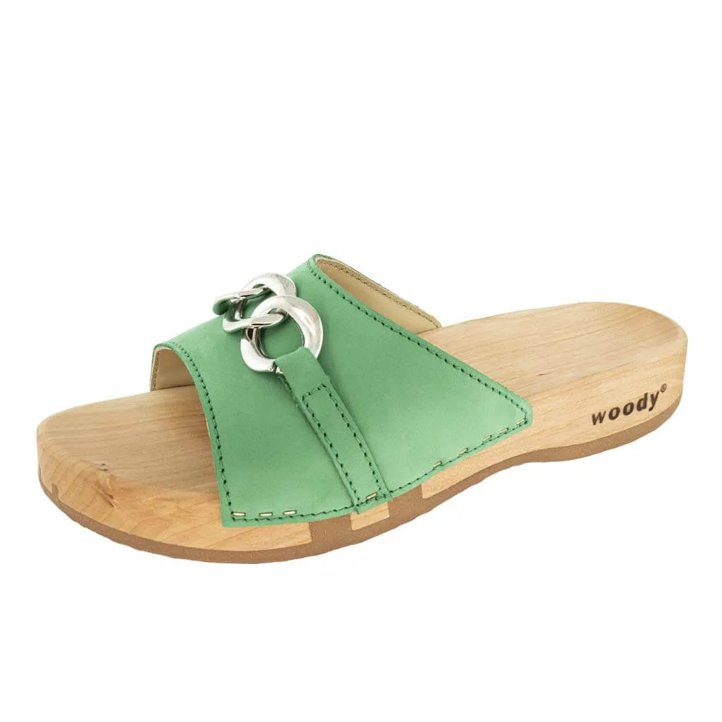 Lina Damen Clog Pantolette woody®