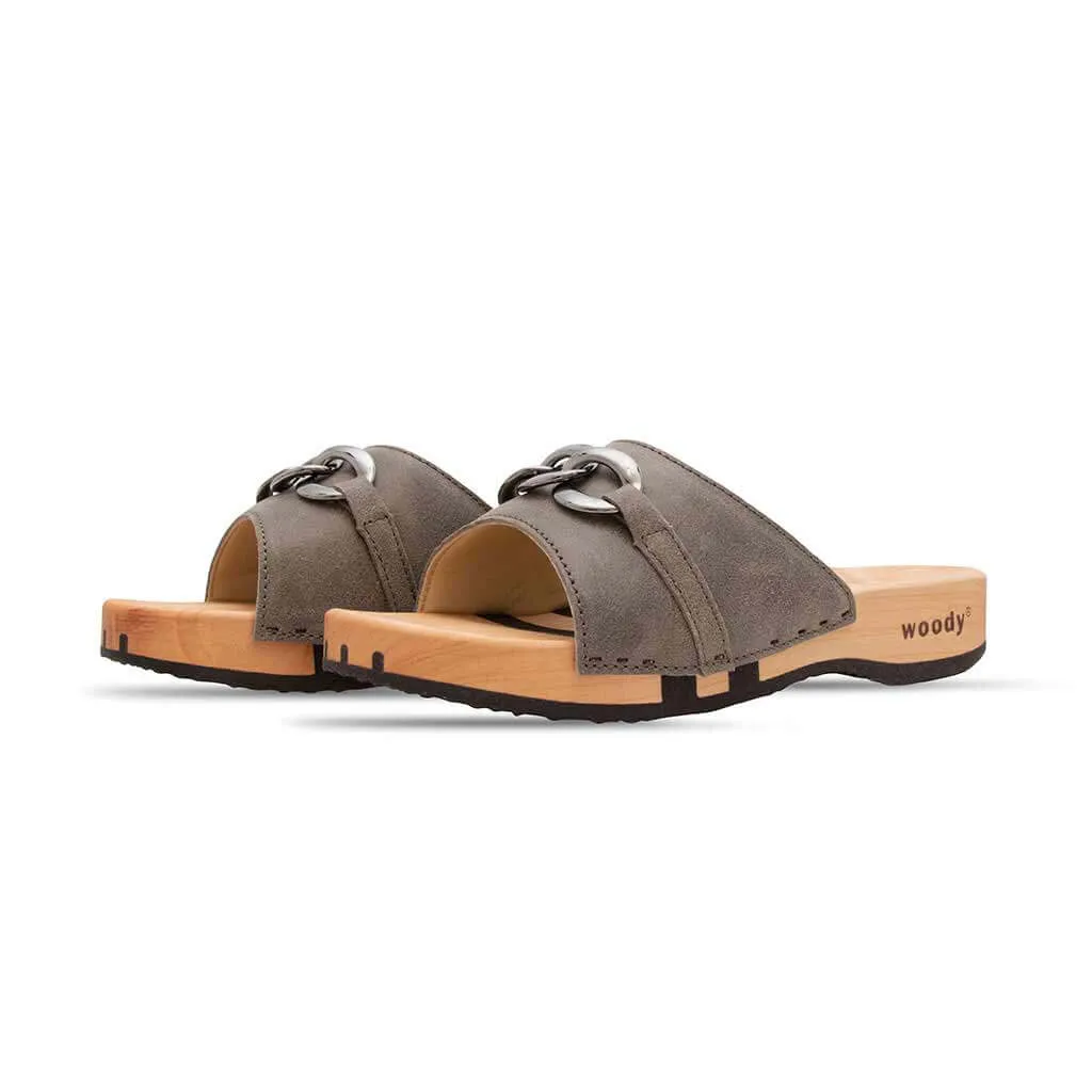 Lina Damen Clog Pantolette woody®