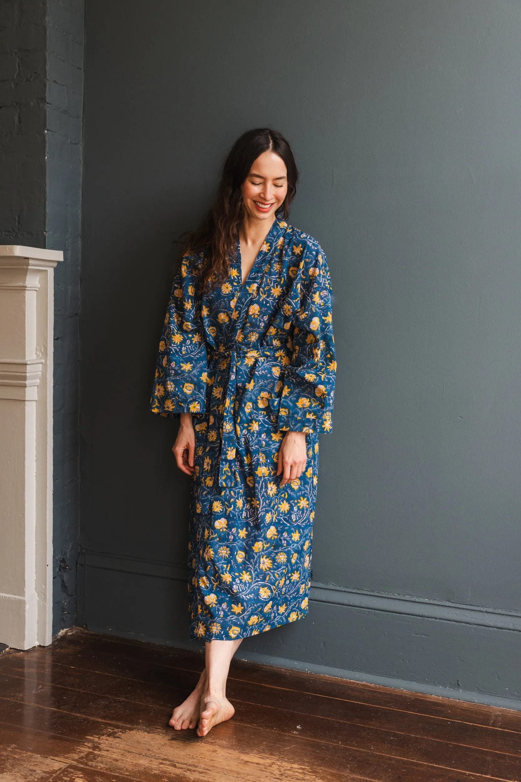 Mandi Block Printed Robe