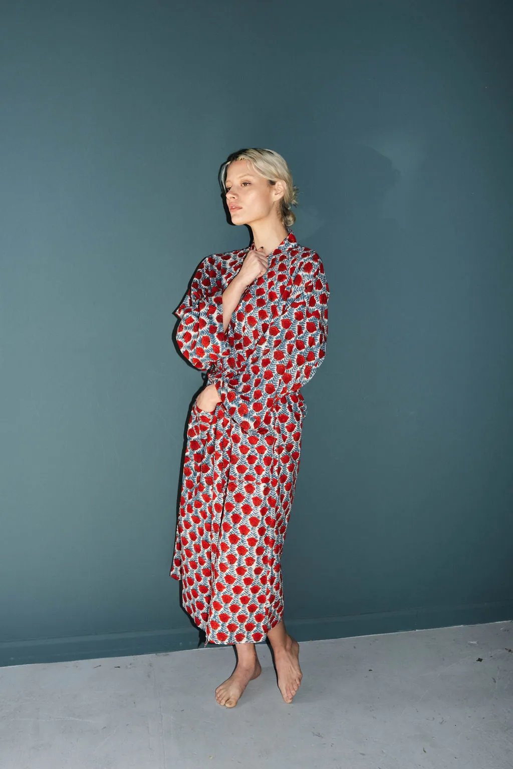 Mandi Block Printed Robe