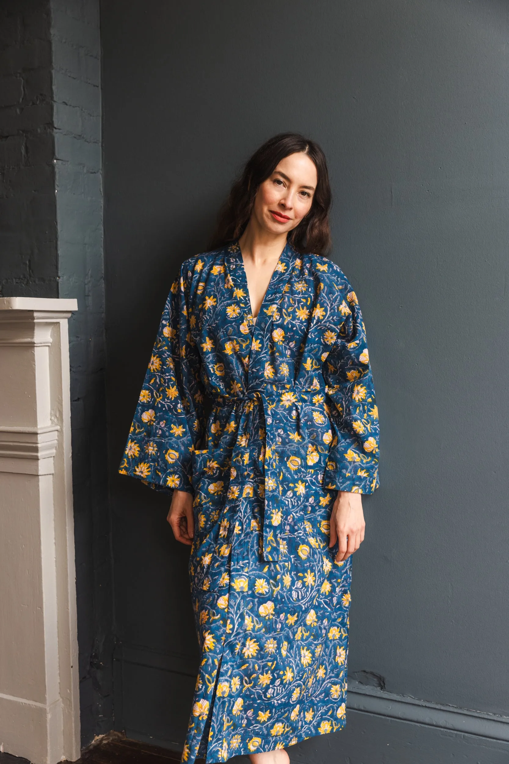 Mandi Block Printed Robe
