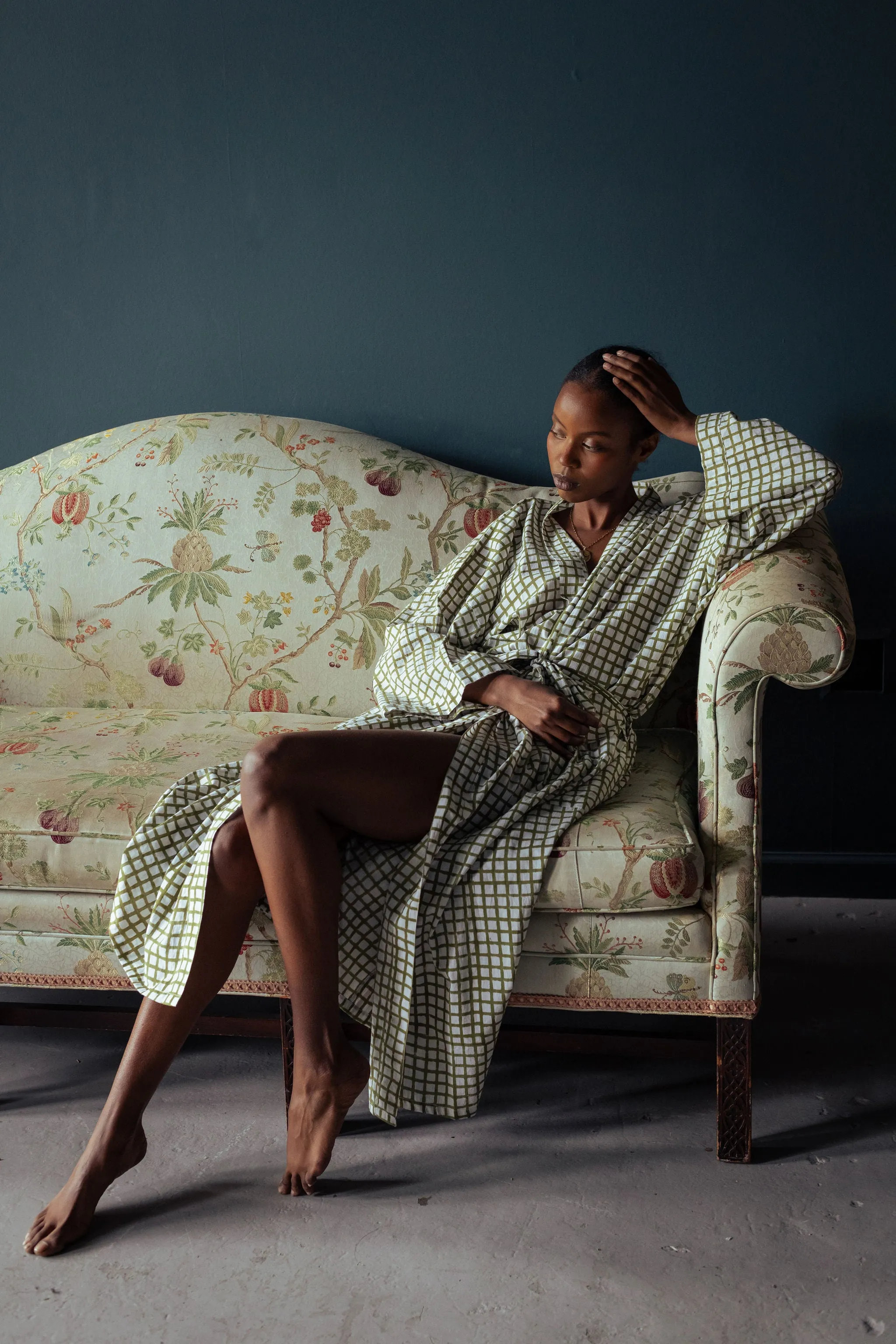 Mandi Block Printed Robe