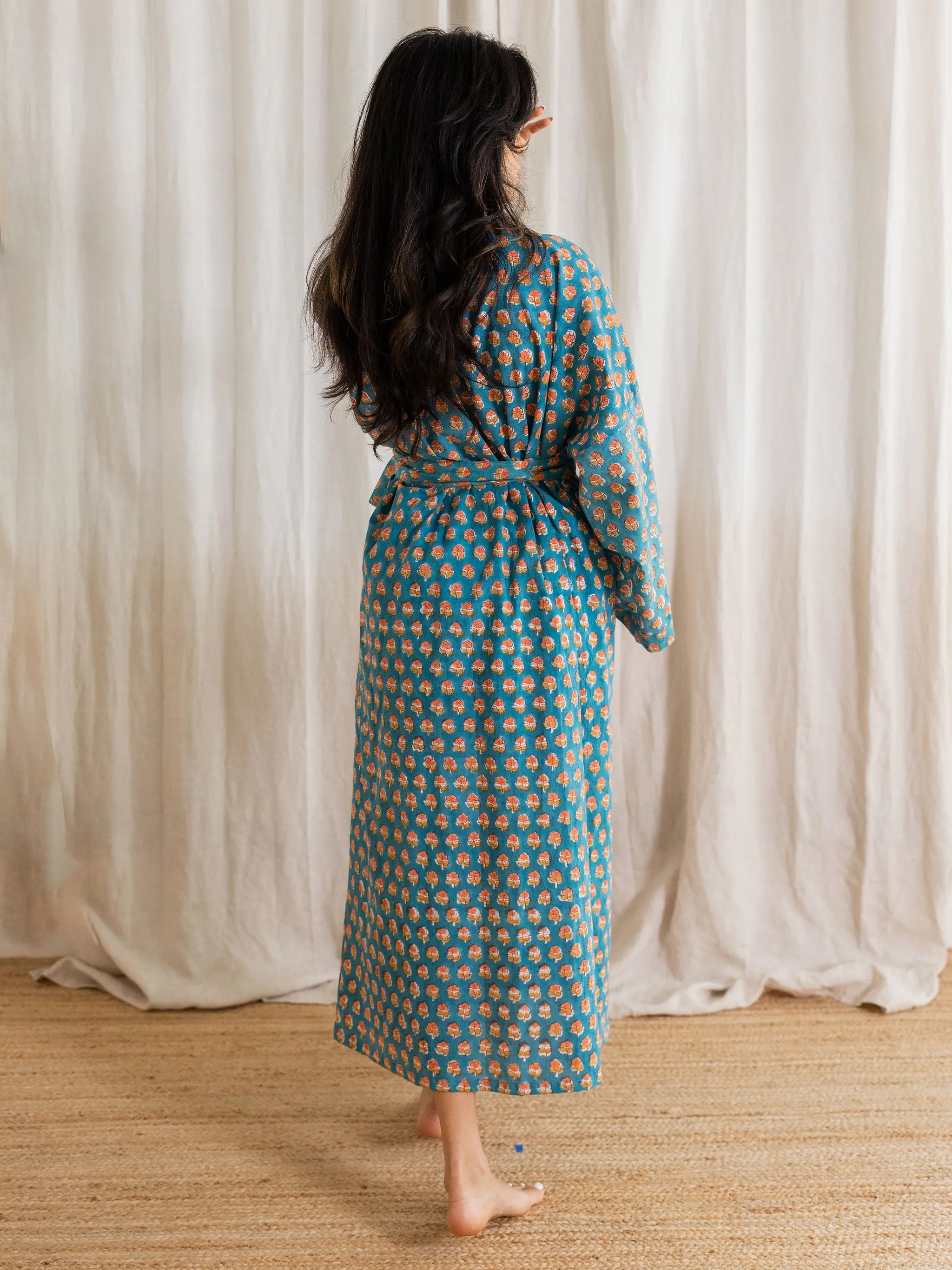 Mandi Block Printed Robe