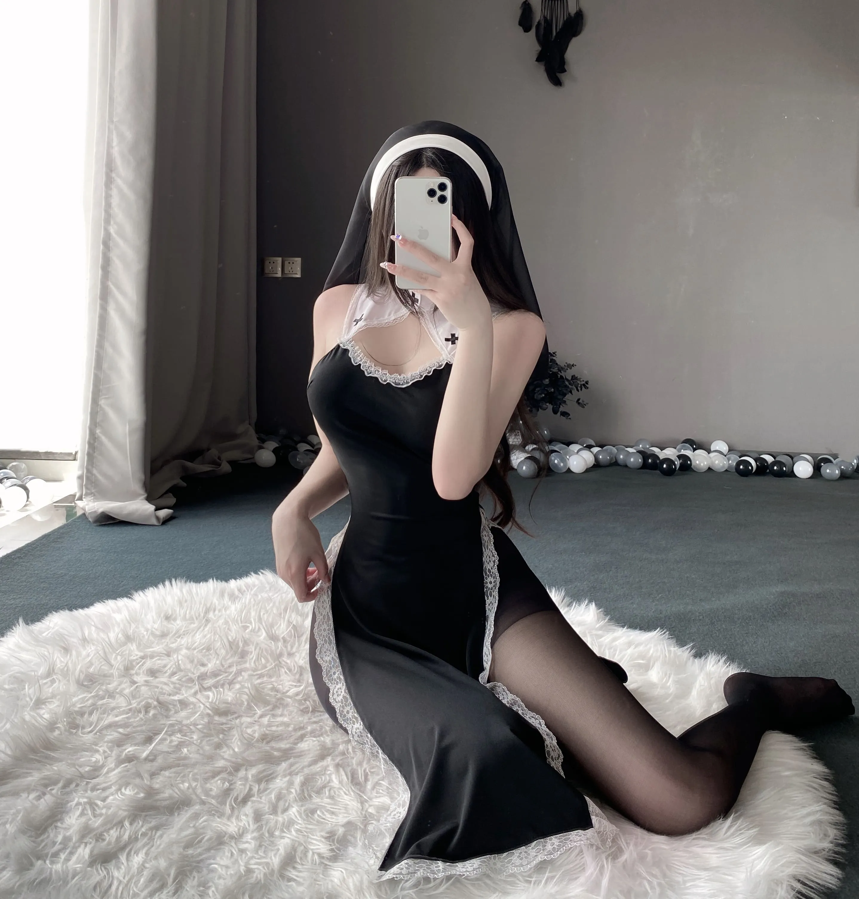Sexy nun uniform