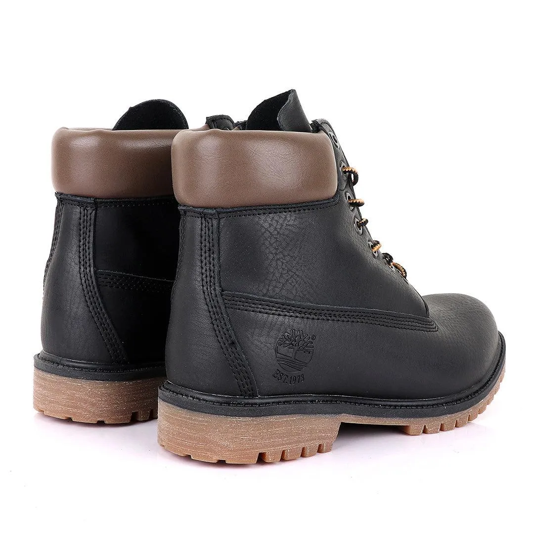 Timberland 6 Classic Black Leather Boots